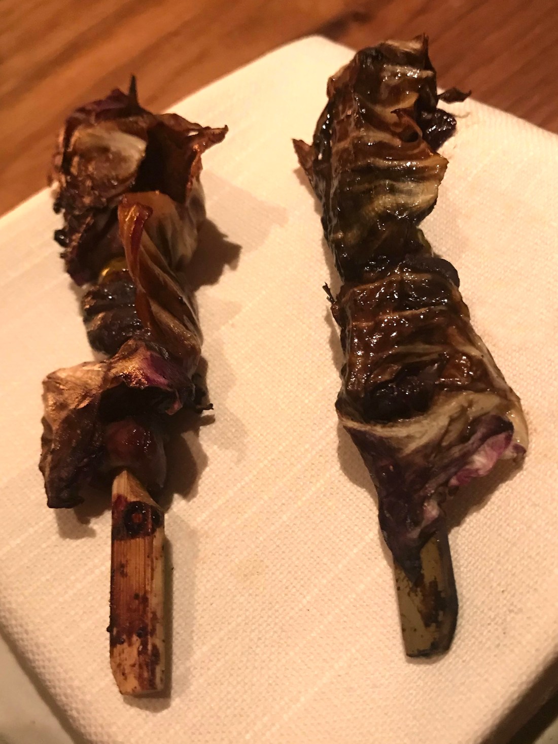 14 - Duck hearts with olives and cherries