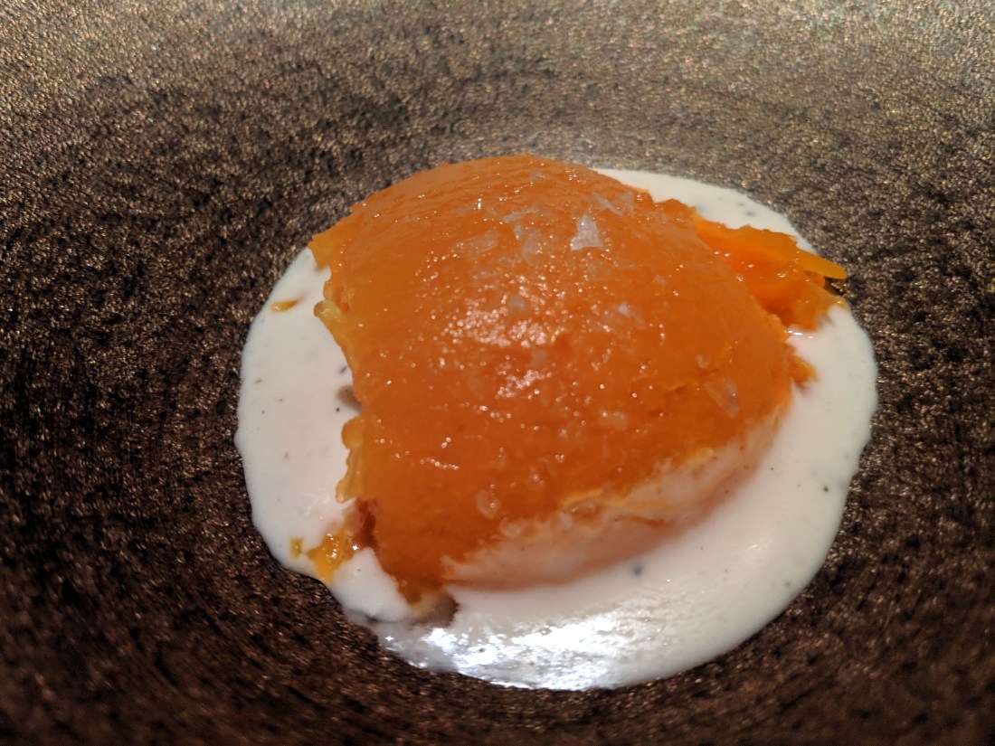 8 - Roasted pumpkin with mornay and black pepper